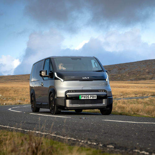 2026 Kia PV5 Cargo Steel Grey Front View