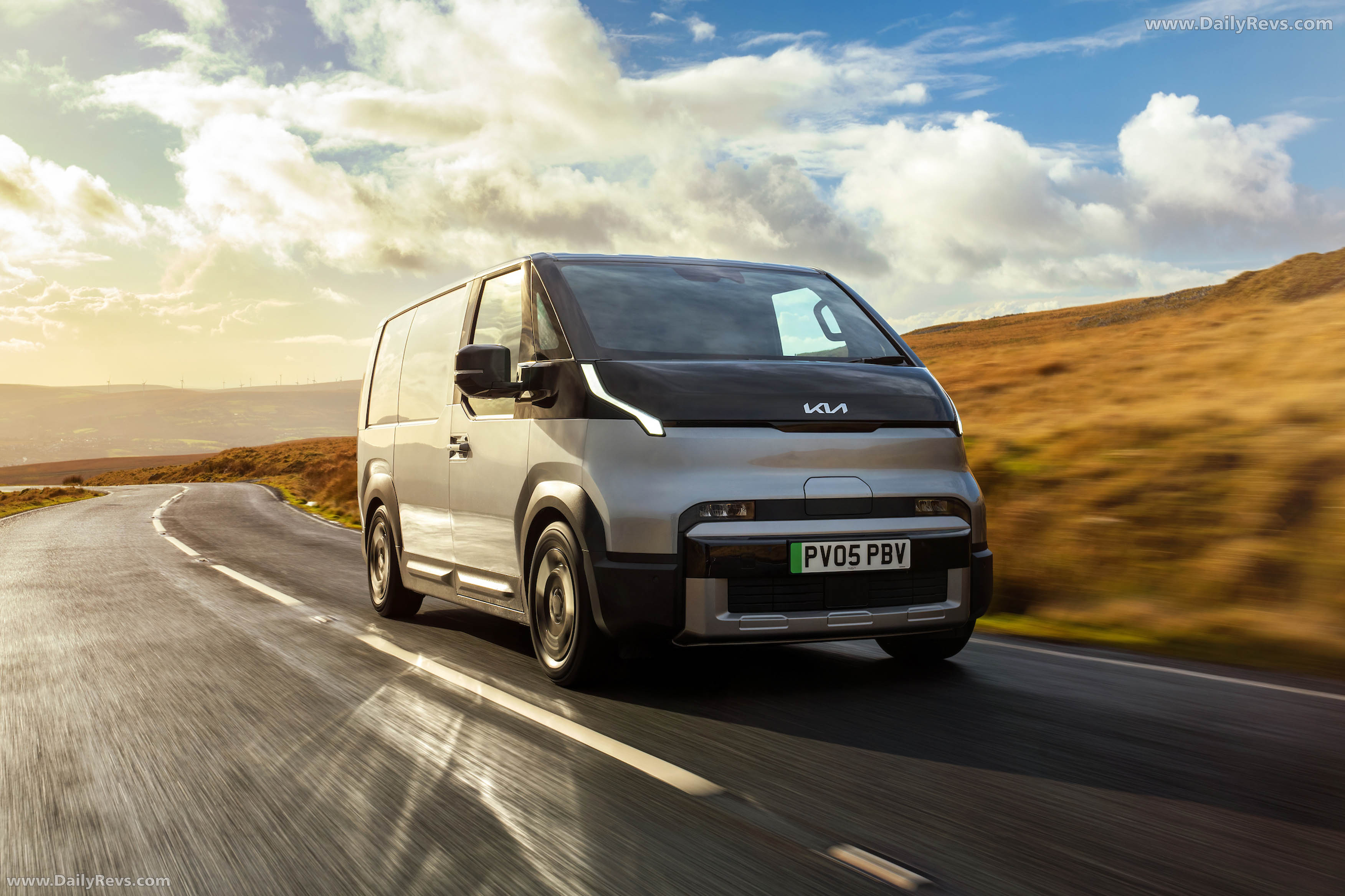 2026 Kia PV5 Cargo Steel Grey Front View