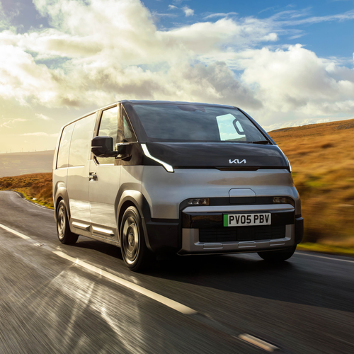 2026 Kia PV5 Cargo Steel Grey Front View
