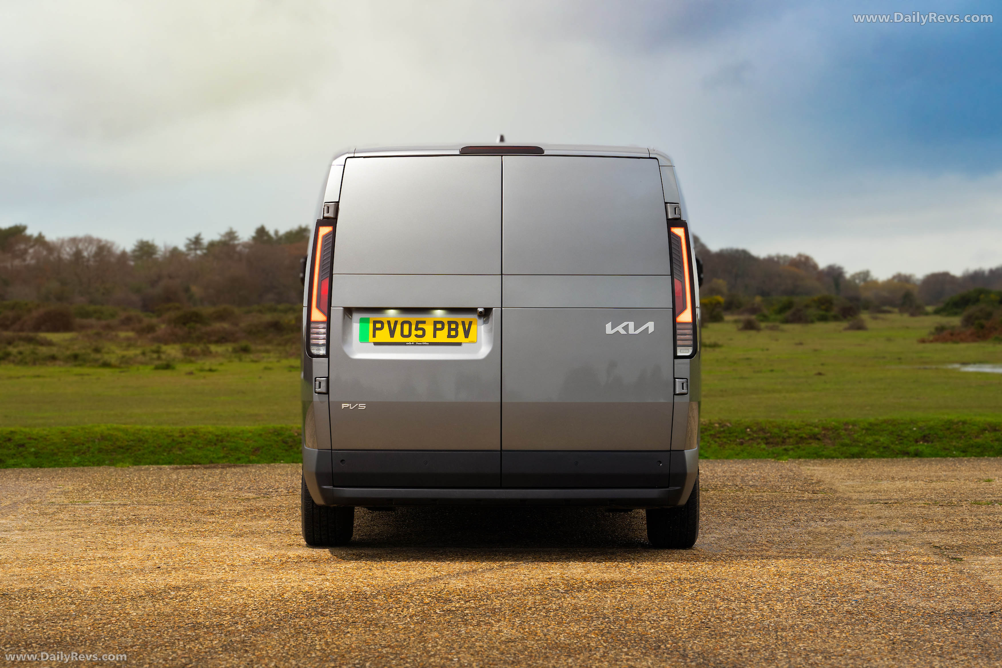 2026 Kia PV5 Cargo Steel Grey Rear View