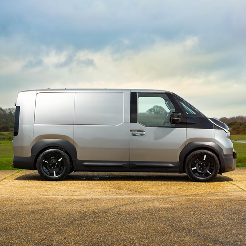 2026 Kia PV5 Cargo Steel Grey Side View