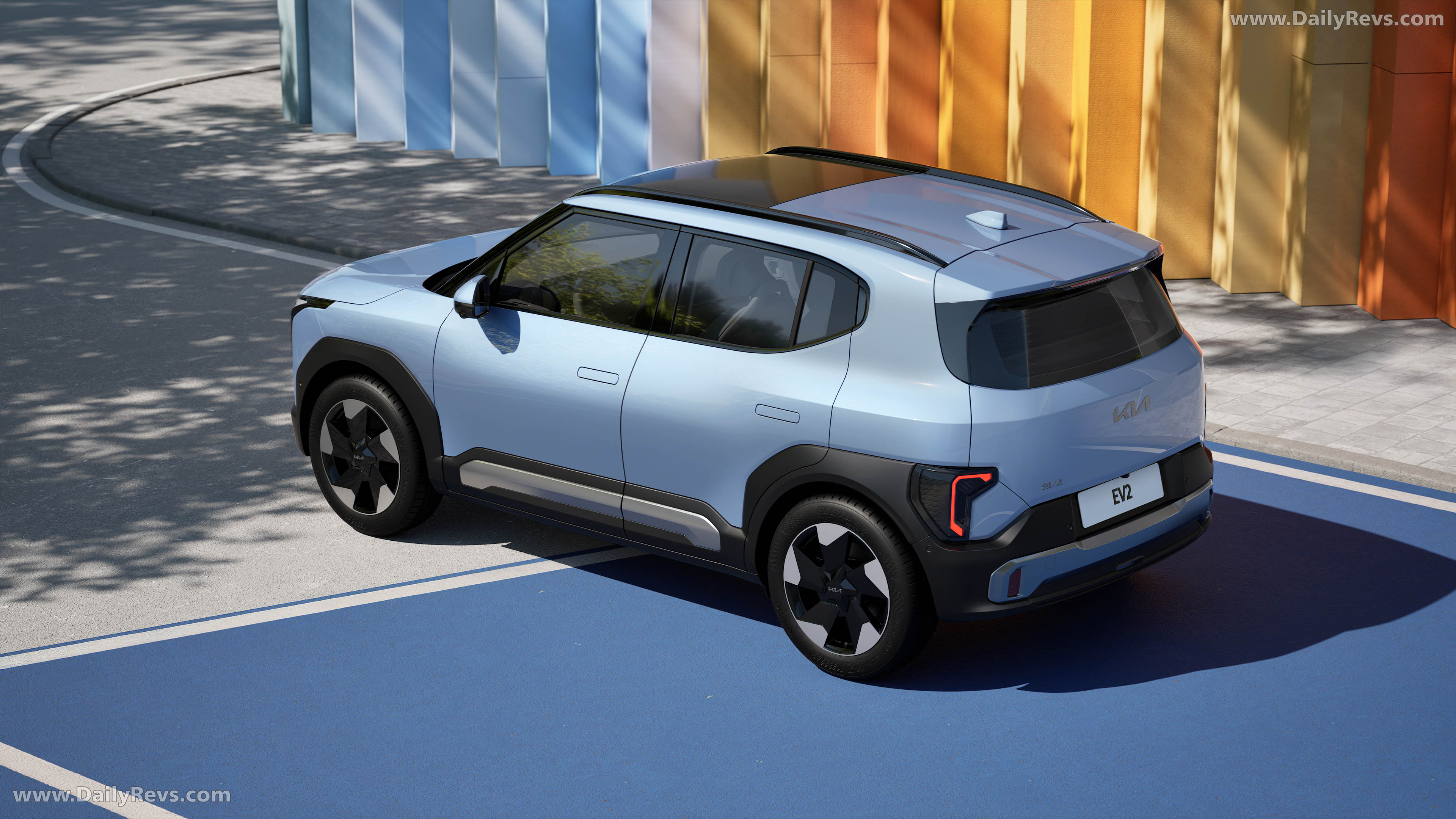 2027 Kia EV2 Rear View