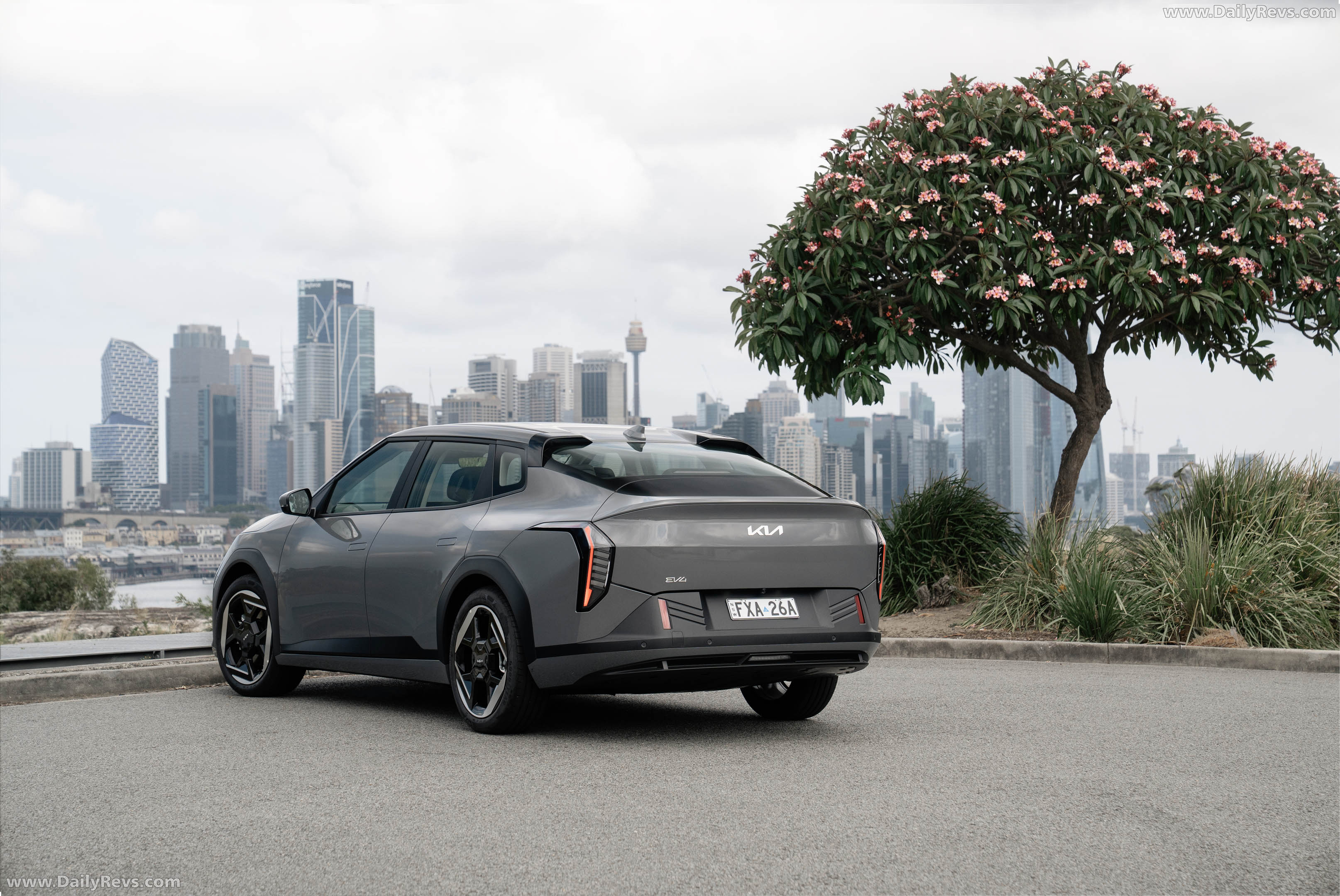 2026 Kia EV4 Earth Australian Version Rear View