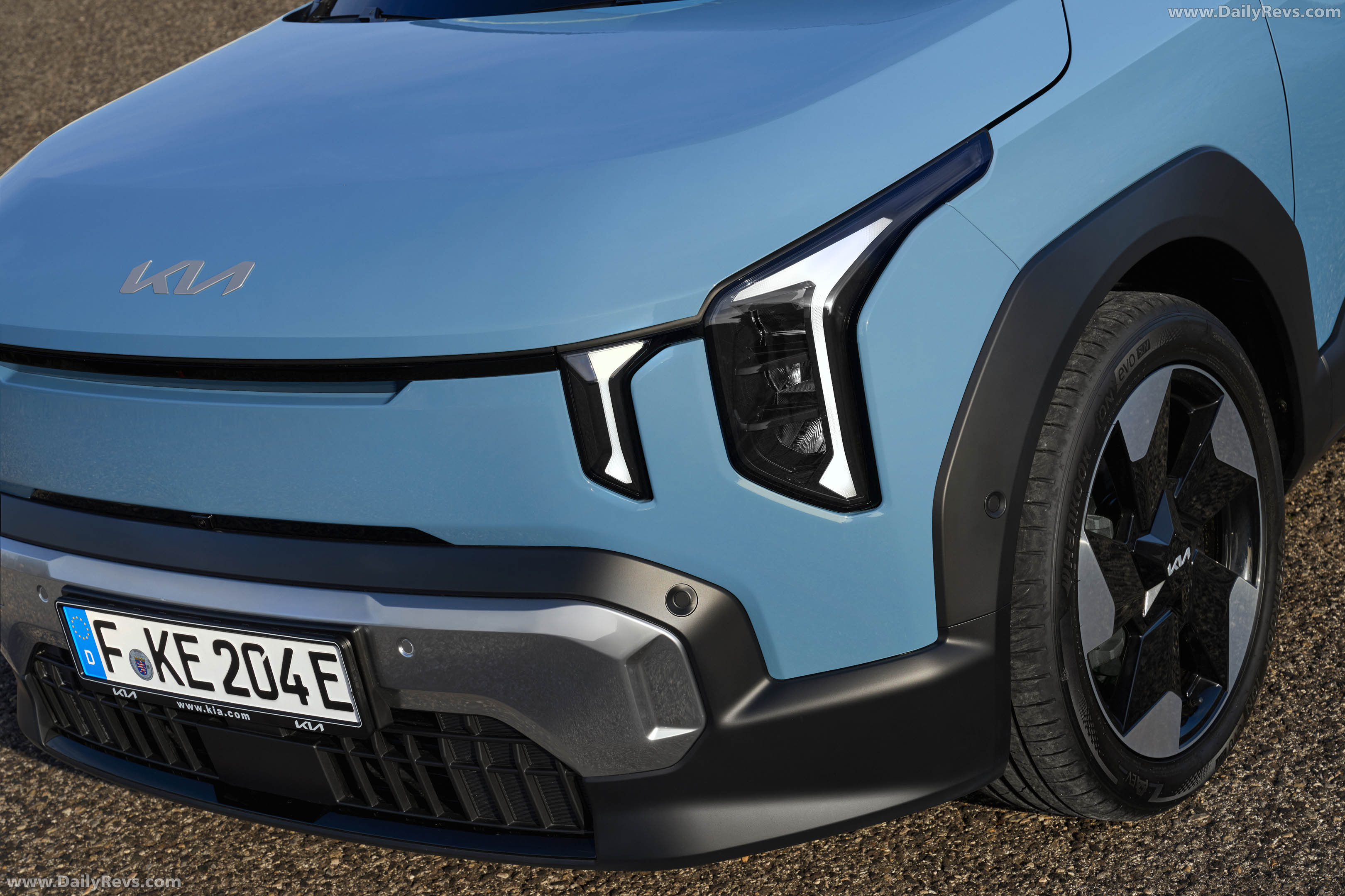 2027 Kia EV2 Frost Blue Exterior