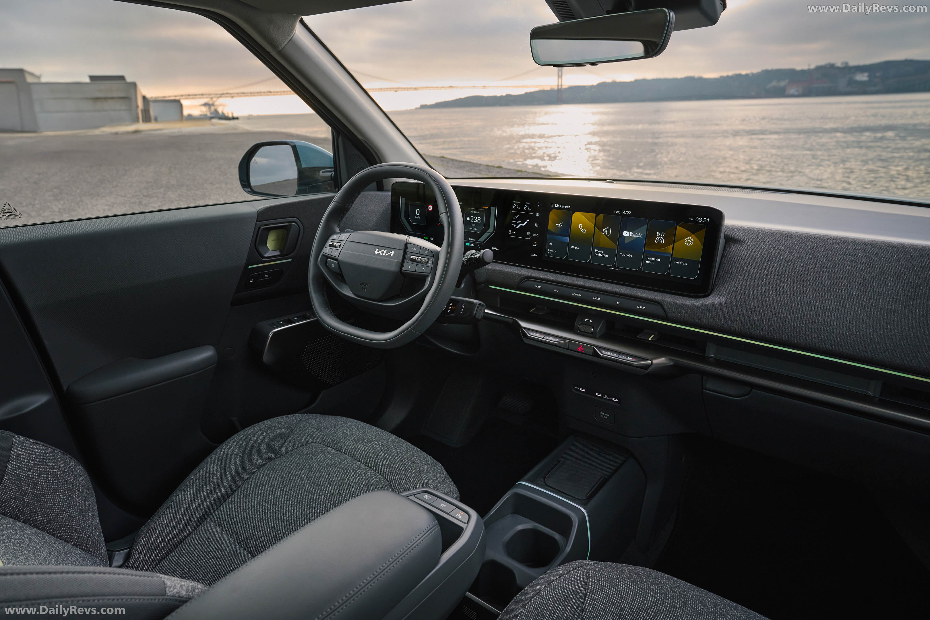 2027 Kia EV2 Frost Blue Interior