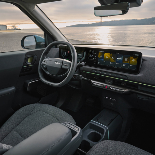 2027 Kia EV2 Frost Blue Interior