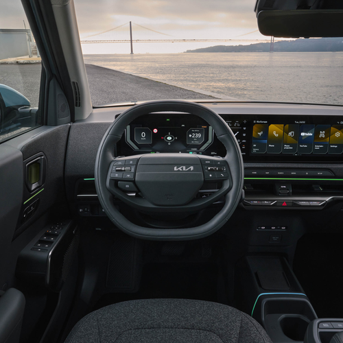 2027 Kia EV2 Frost Blue Interior