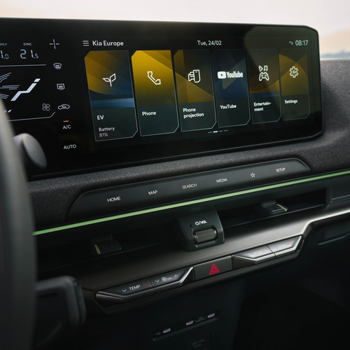2027 Kia EV2 Frost Blue Interior