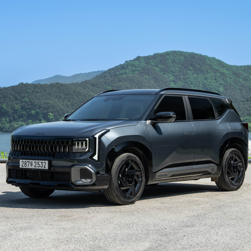 2027 Kia Seltos HEV X-Line Gravity Grey Front View