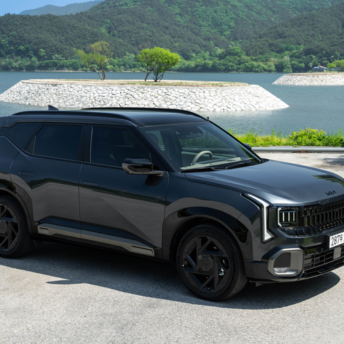 2027 Kia Seltos HEV X-Line Gravity Grey Front View
