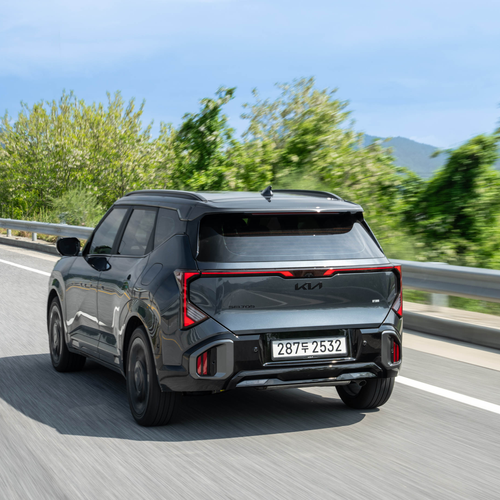 2027 Kia Seltos HEV X-Line Gravity Grey Rear View