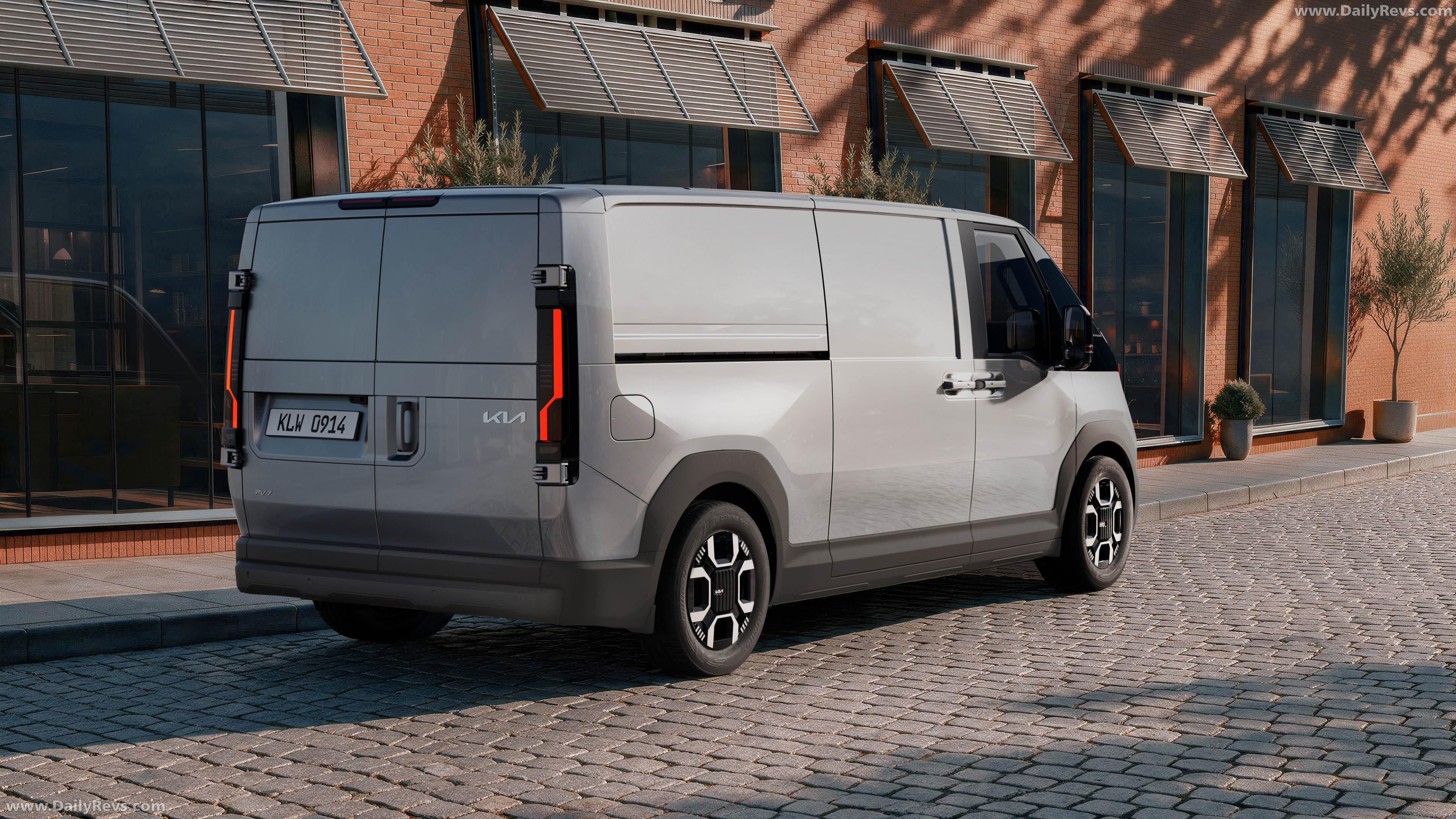 2027 Kia PV7 Cargo Rear View