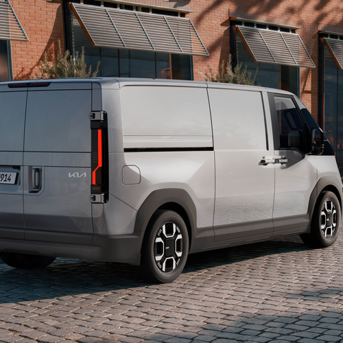 2027 Kia PV7 Cargo Rear View