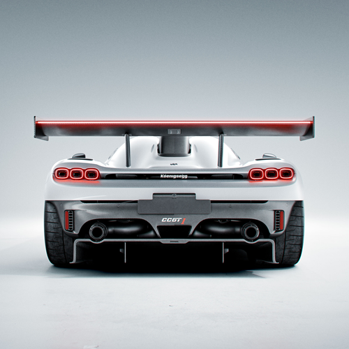 2027 Koenigsegg CCGT1 Rear View