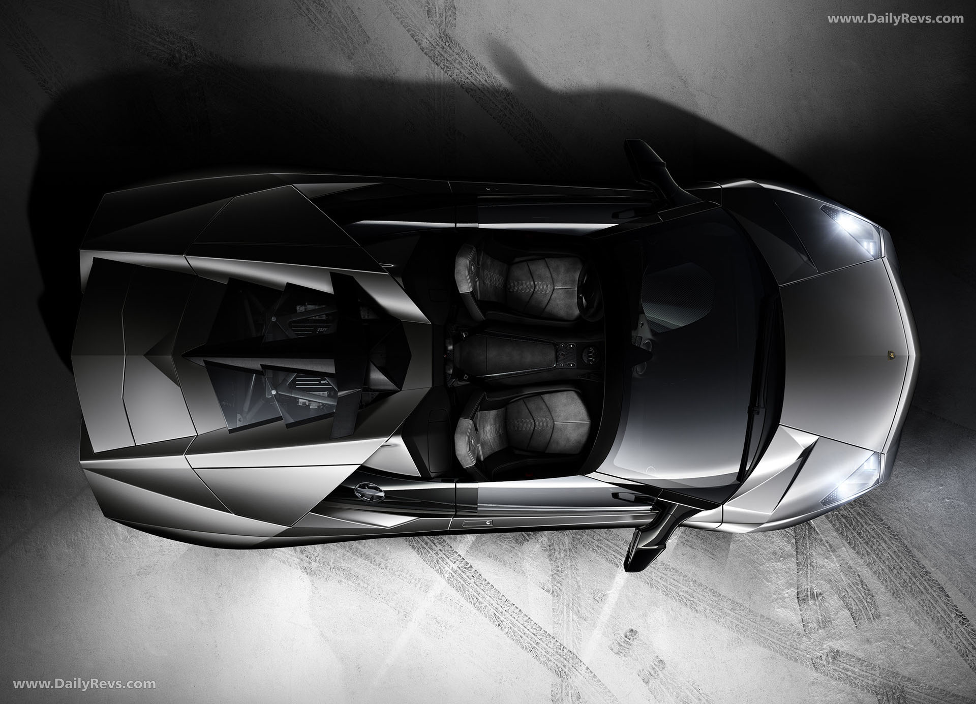 2010 Lamborghini Reventon Roadster Top View