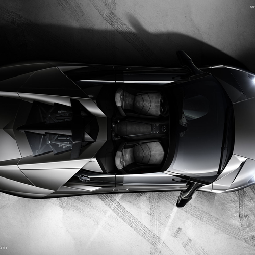 2010 Lamborghini Reventon Roadster Top View