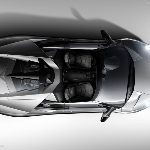 2010 Lamborghini Reventon Roadster Top View
