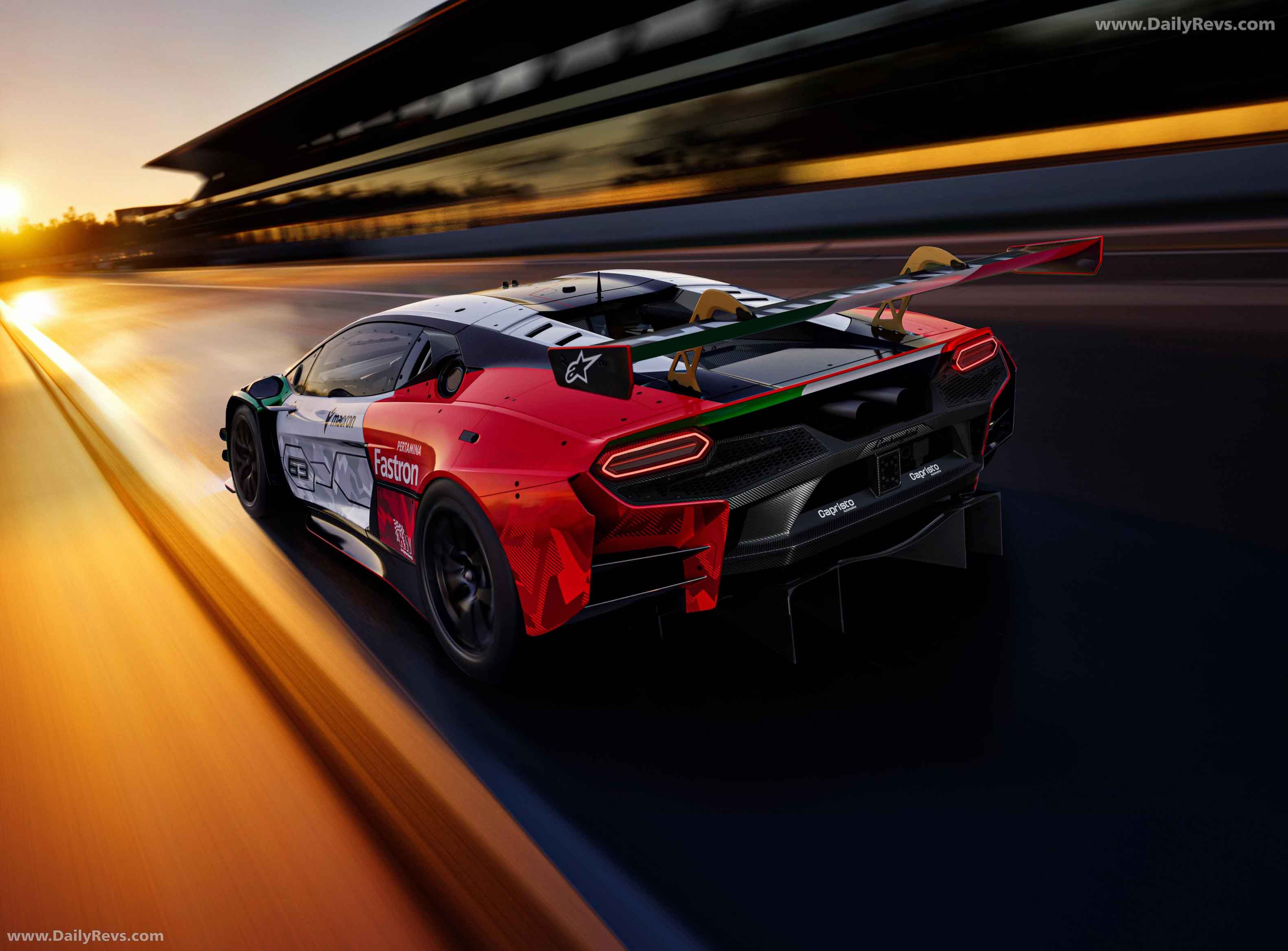 2026 Lamborghini Temerario GT3 Rear View