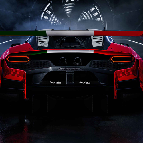 2026 Lamborghini Temerario GT3 Rear View
