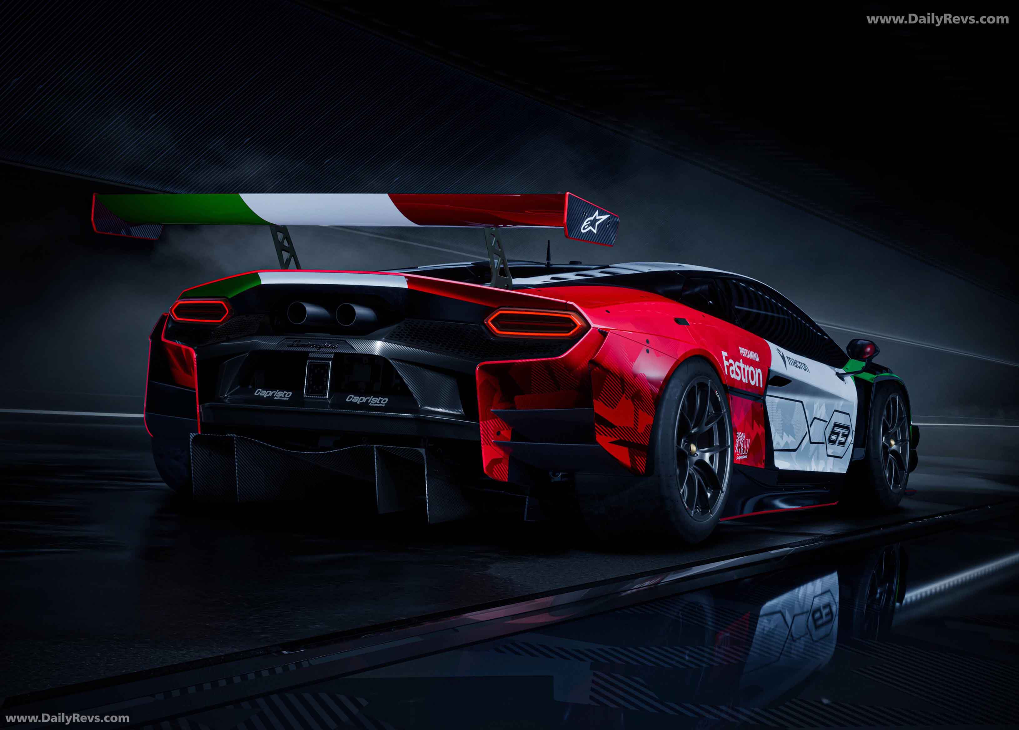 2026 Lamborghini Temerario GT3 Rear View