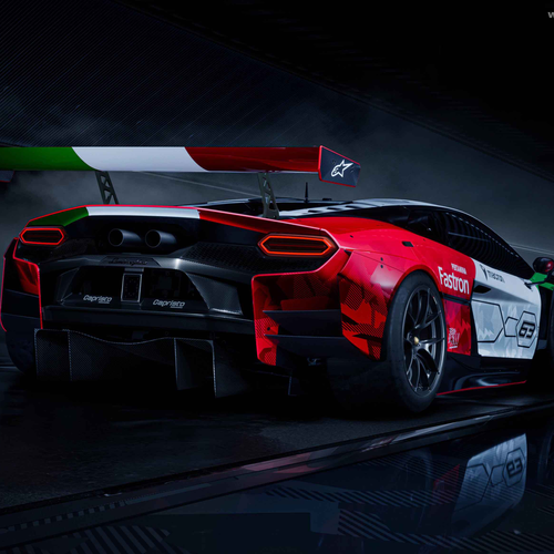 2026 Lamborghini Temerario GT3 Rear View