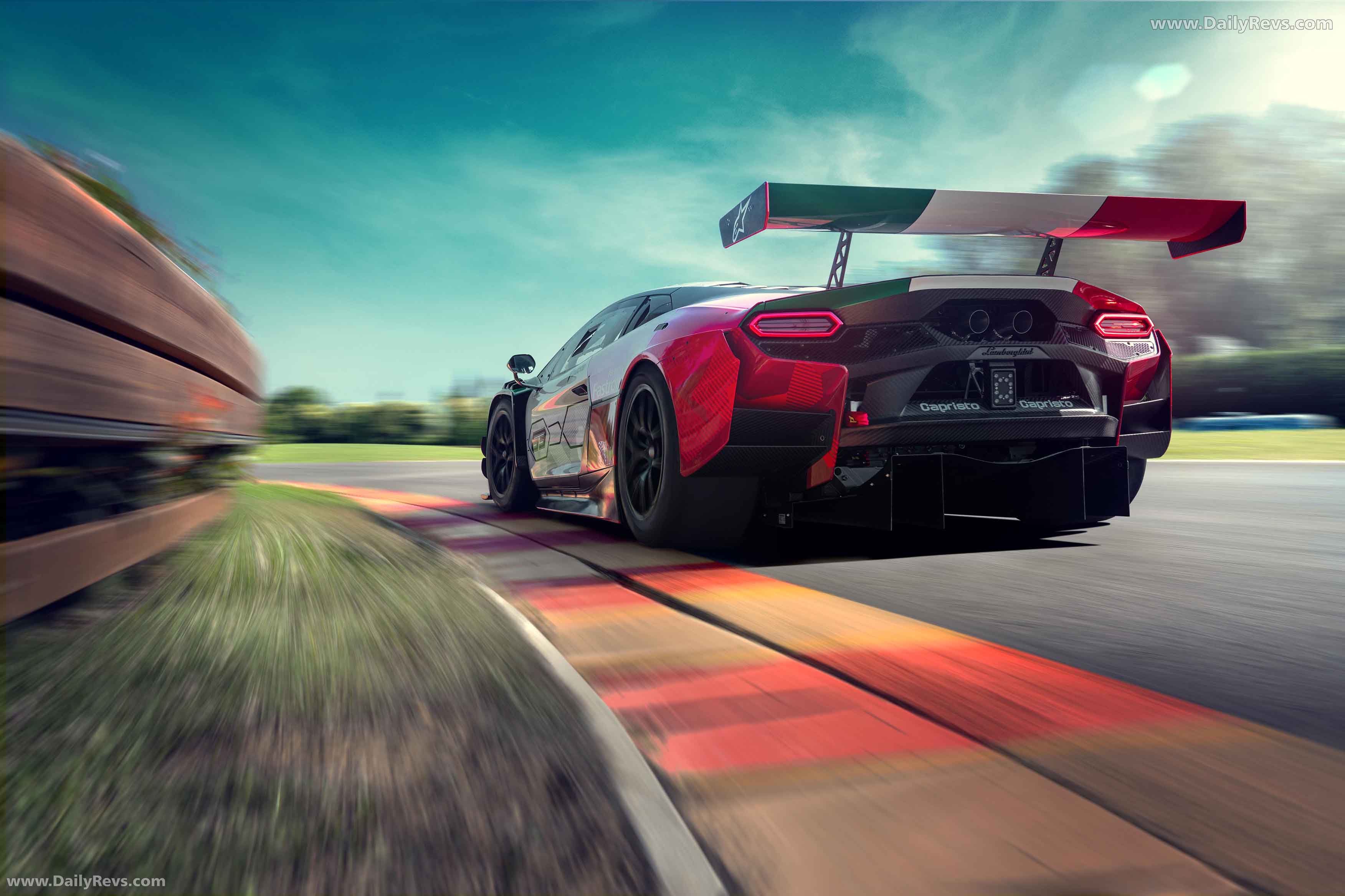 2026 Lamborghini Temerario GT3 Rear View