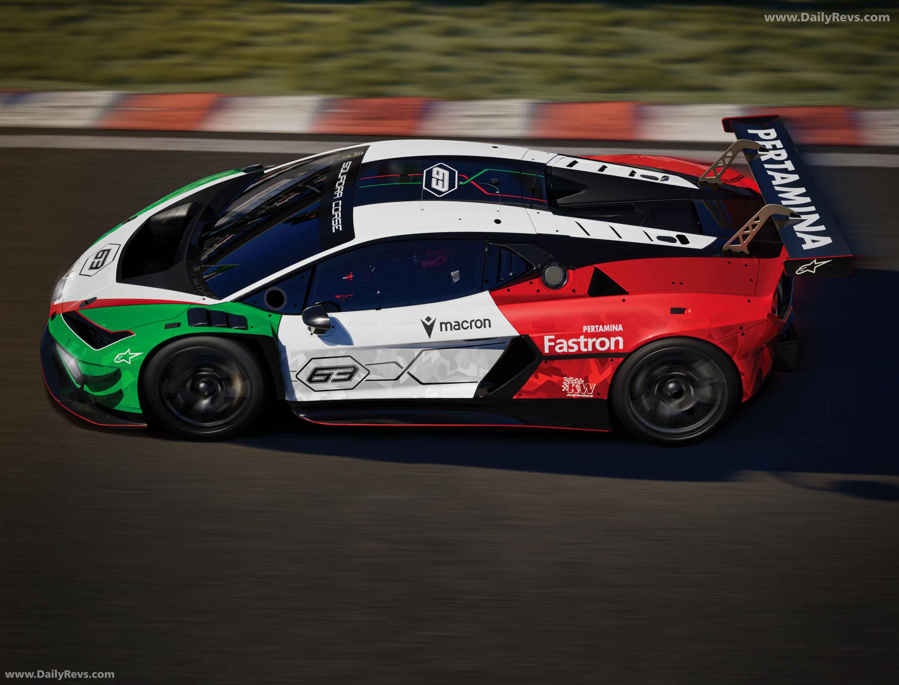 2026 Lamborghini Temerario GT3 Side View