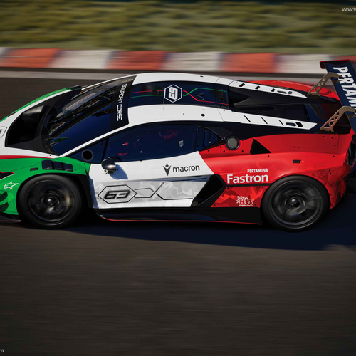2026 Lamborghini Temerario GT3 Side View