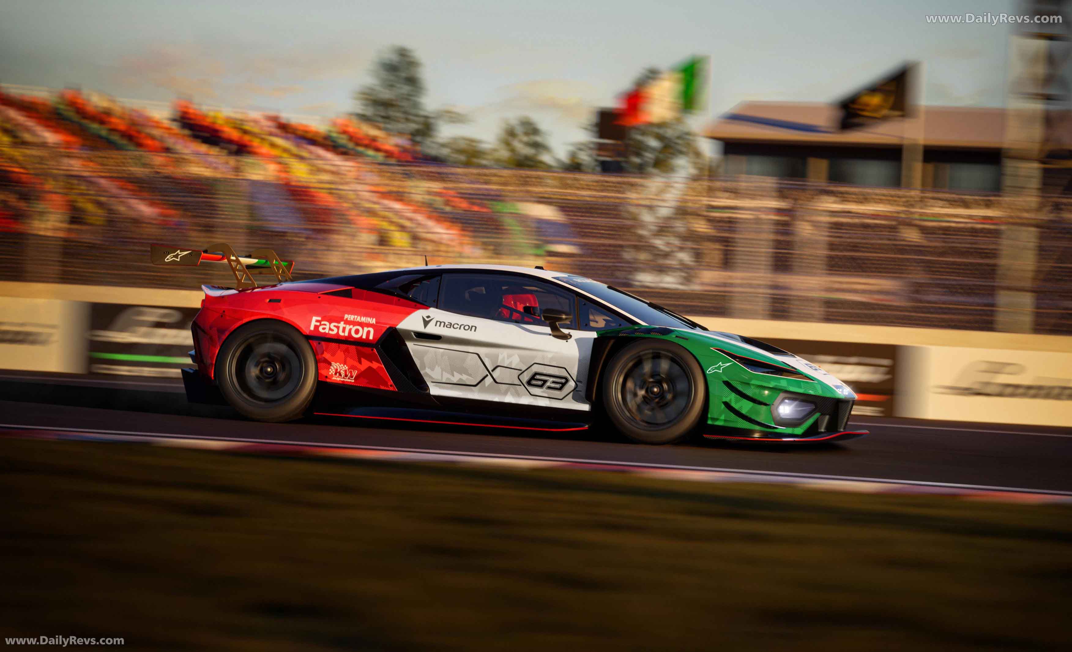 2026 Lamborghini Temerario GT3 Side View