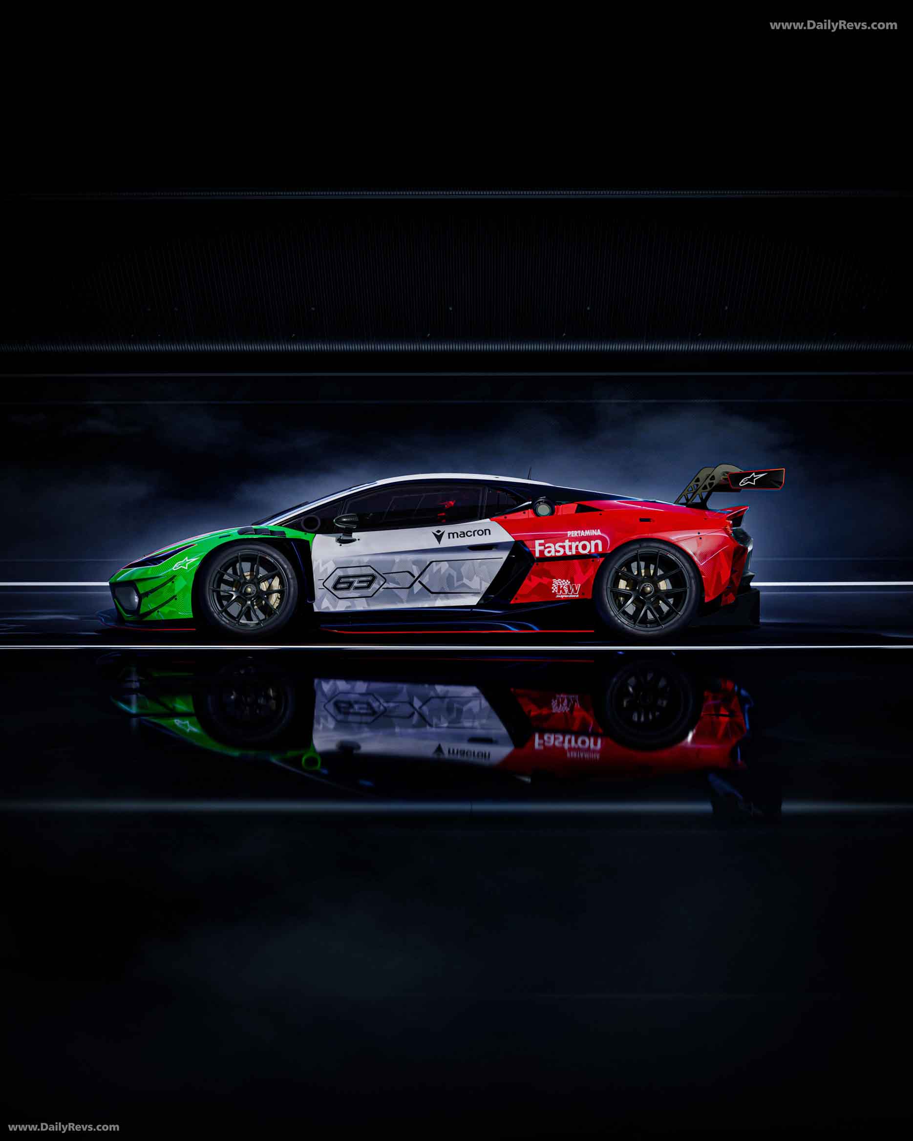 2026 Lamborghini Temerario GT3 Side View