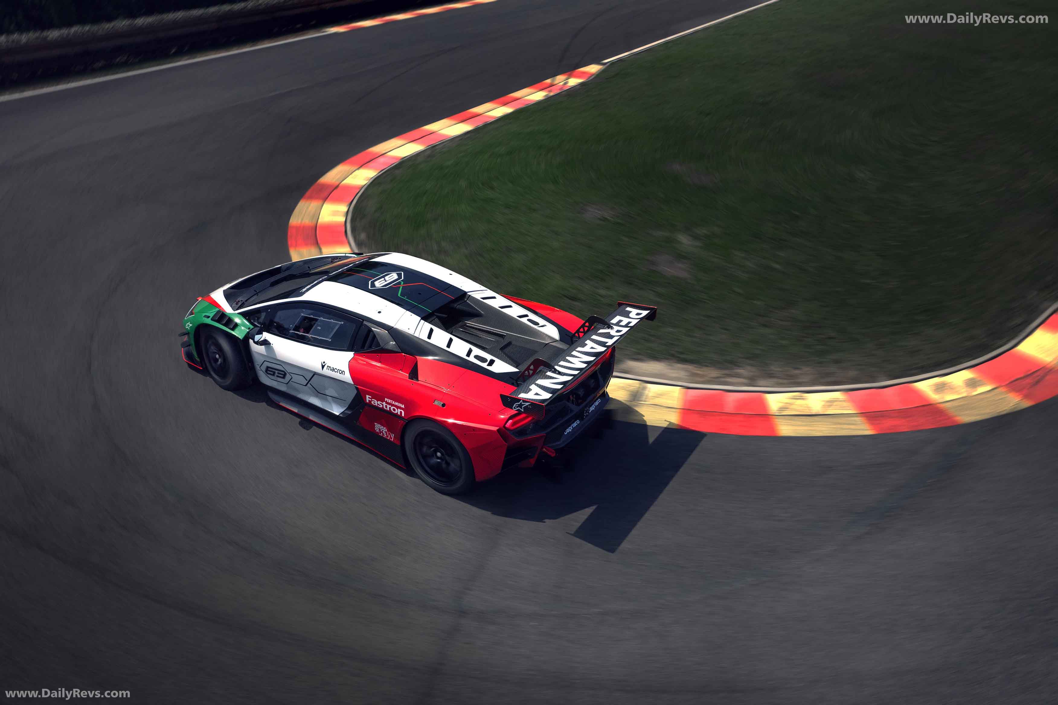 2026 Lamborghini Temerario GT3 Top View