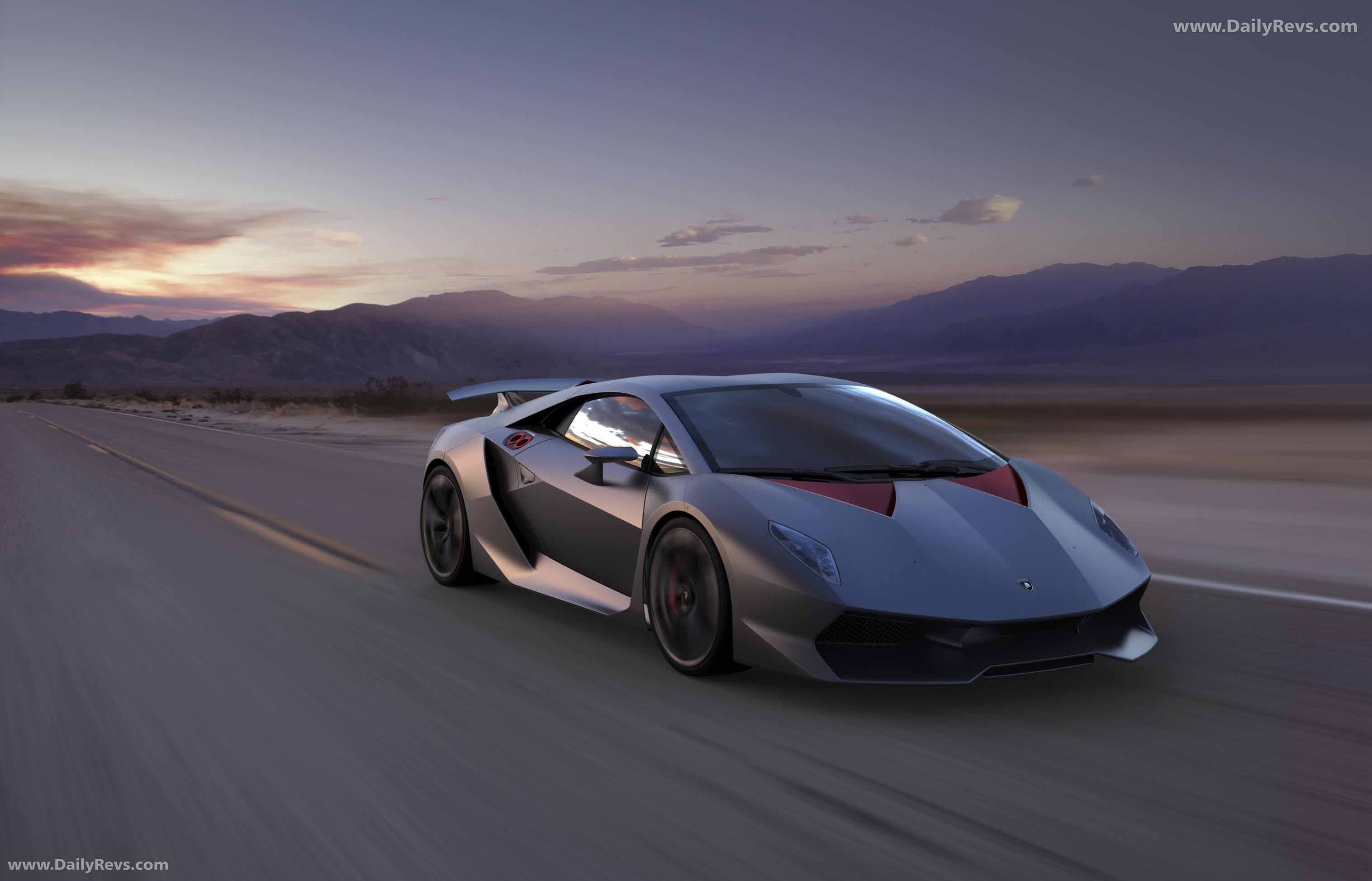2010 Lamborghini Sesto Elemento Concept Front View