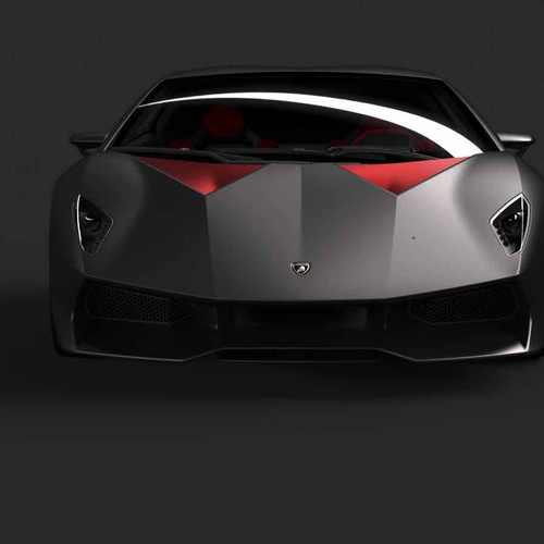 2010 Lamborghini Sesto Elemento Concept Front View