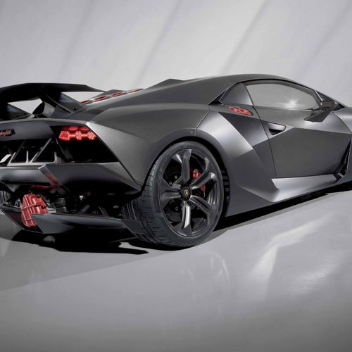 2010 Lamborghini Sesto Elemento Concept Rear View