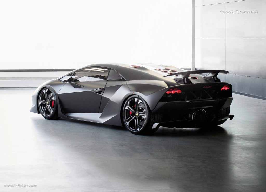 2010 Lamborghini Sesto Elemento Concept Rear View