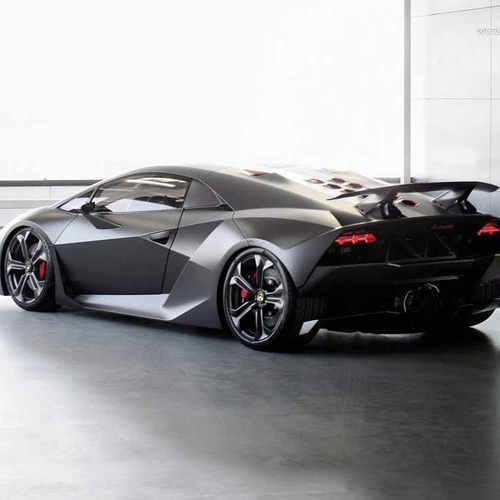 2010 Lamborghini Sesto Elemento Concept Rear View