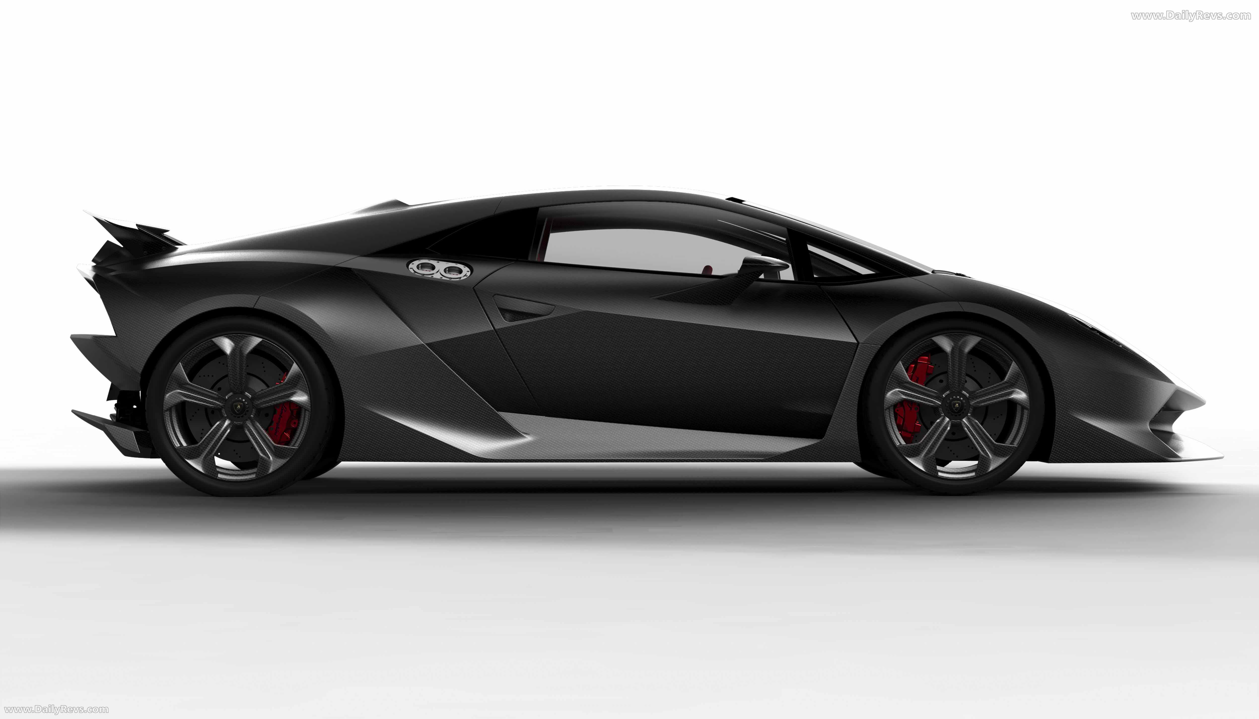 2010 Lamborghini Sesto Elemento Concept Side View