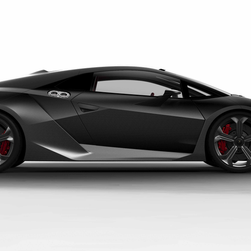 2010 Lamborghini Sesto Elemento Concept Side View