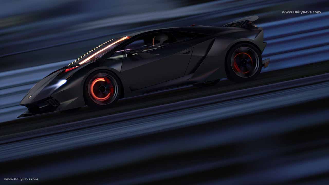 2010 Lamborghini Sesto Elemento Concept Side View