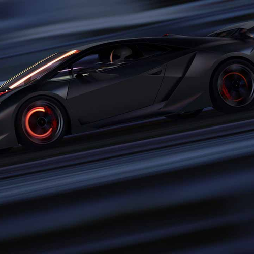 2010 Lamborghini Sesto Elemento Concept Side View