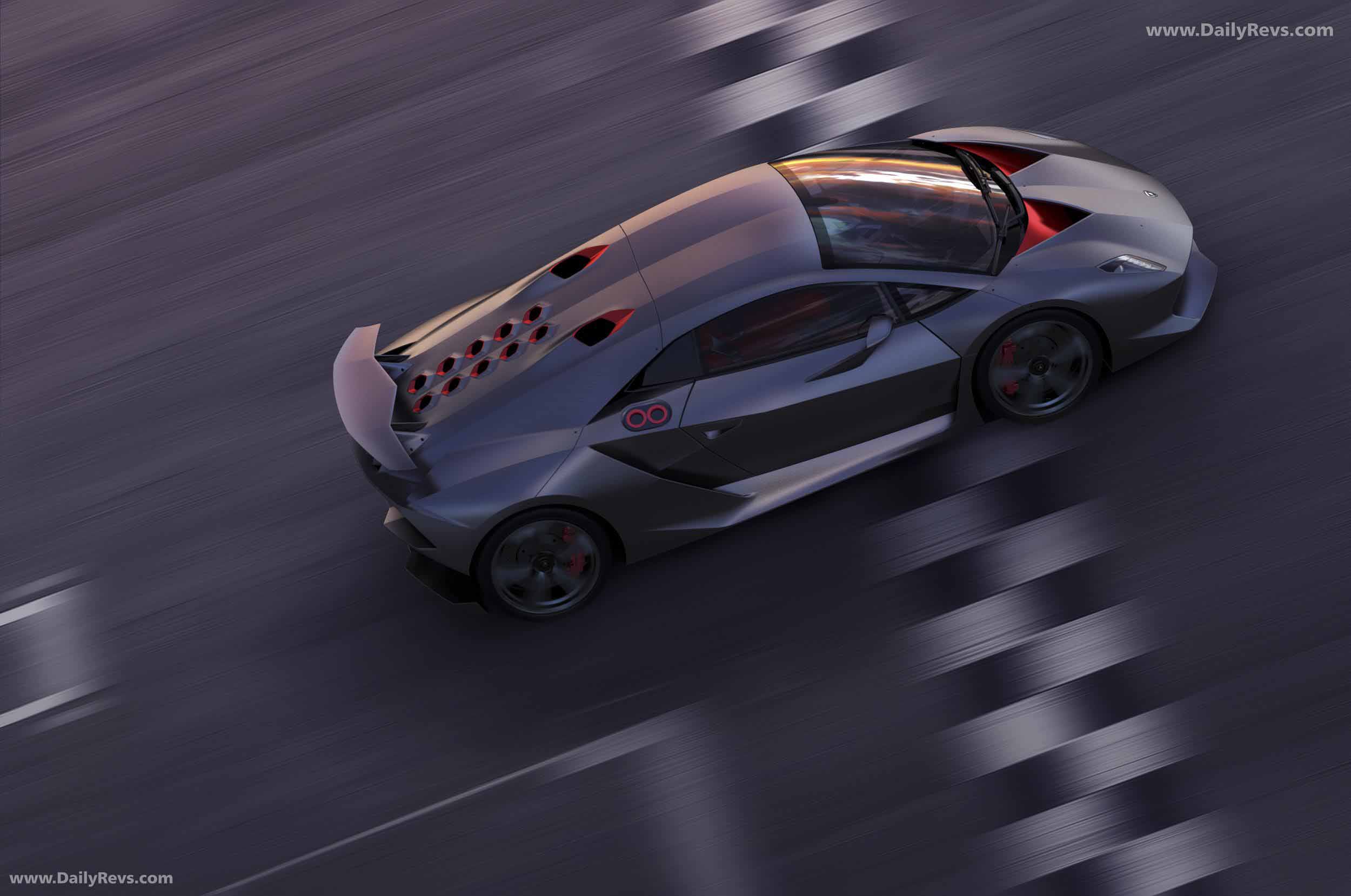 2010 Lamborghini Sesto Elemento Concept Top View