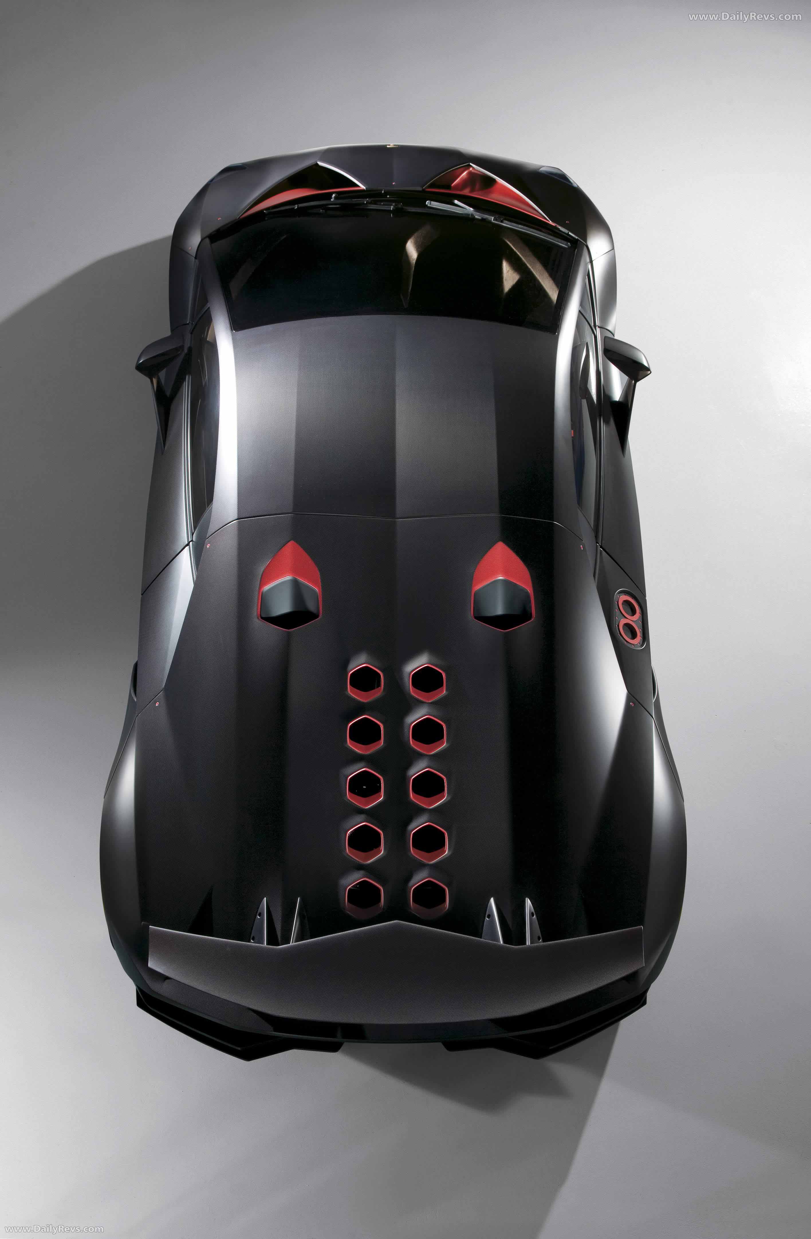 2010 Lamborghini Sesto Elemento Concept Top View