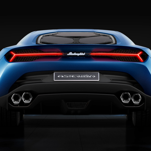 2014 Lamborghini Asterion LPI910-4 Concept Rear View