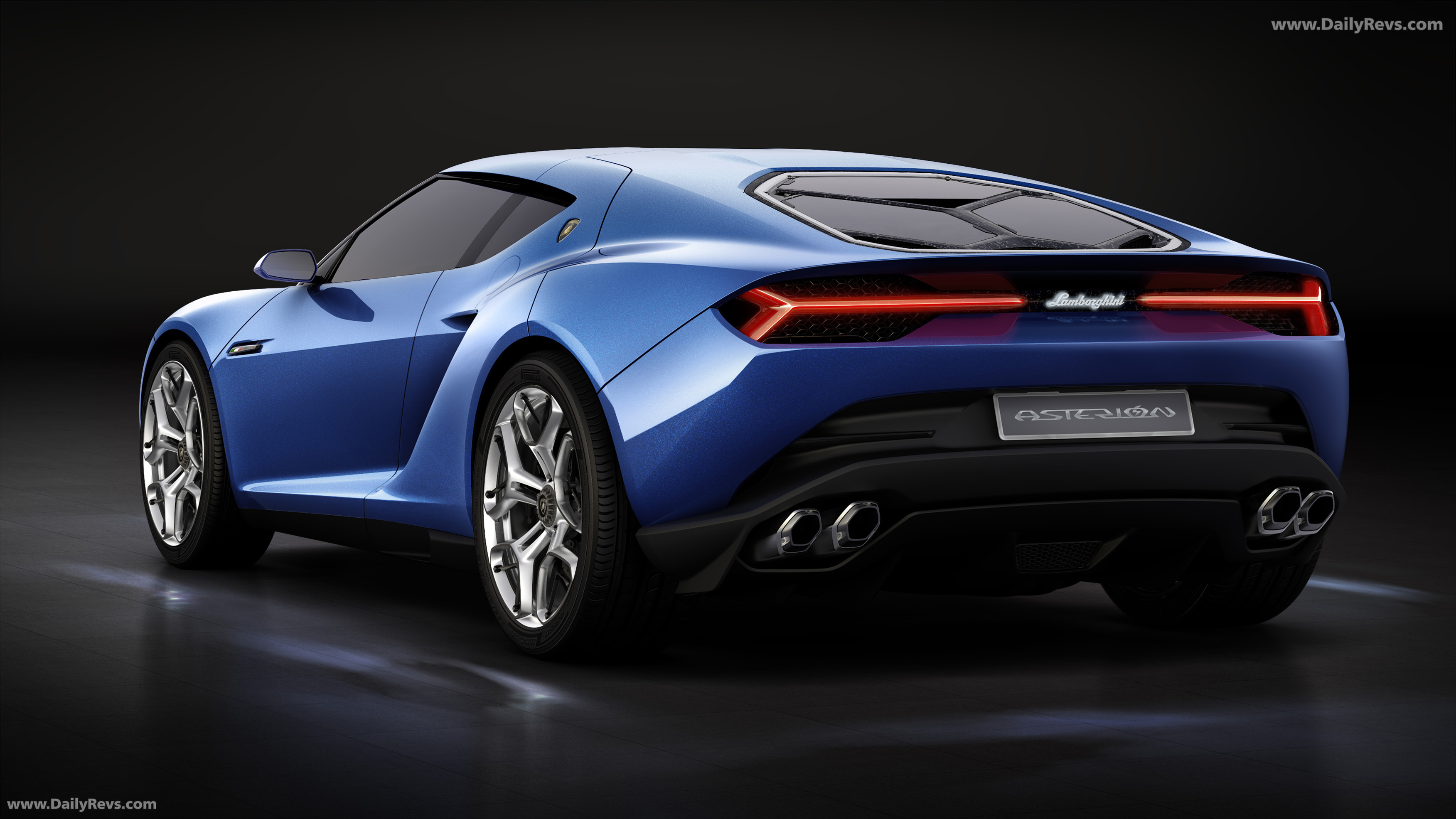 2014 Lamborghini Asterion LPI910-4 Concept Rear View