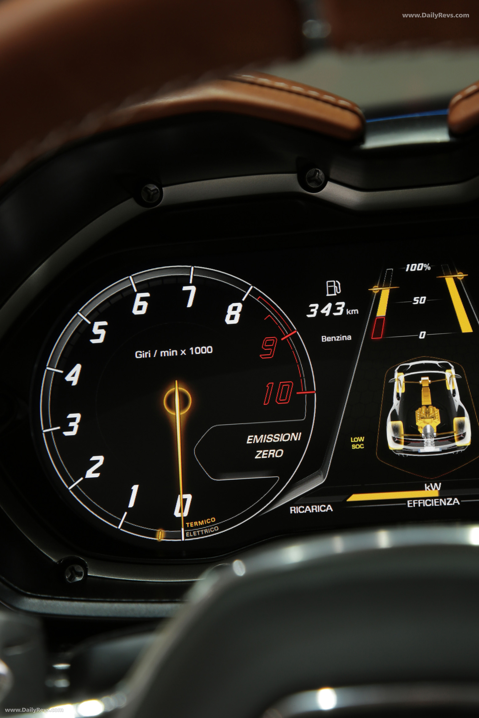 2014 Lamborghini Asterion LPI910-4 Concept Interior