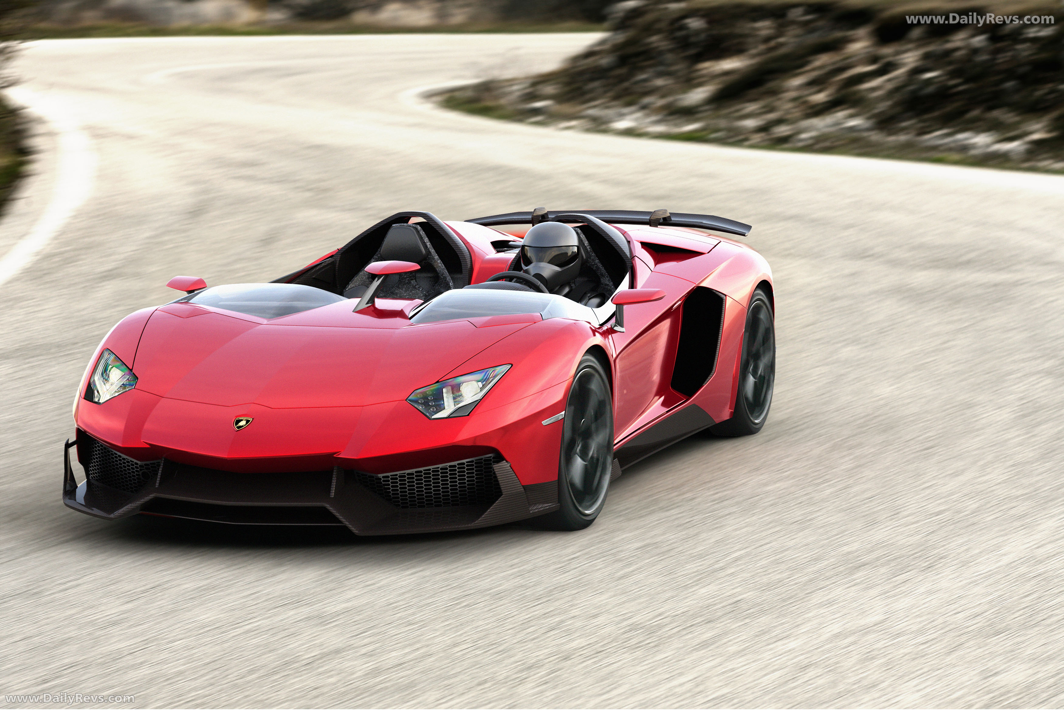 2012 Lamborghini Aventador J Concept Front View