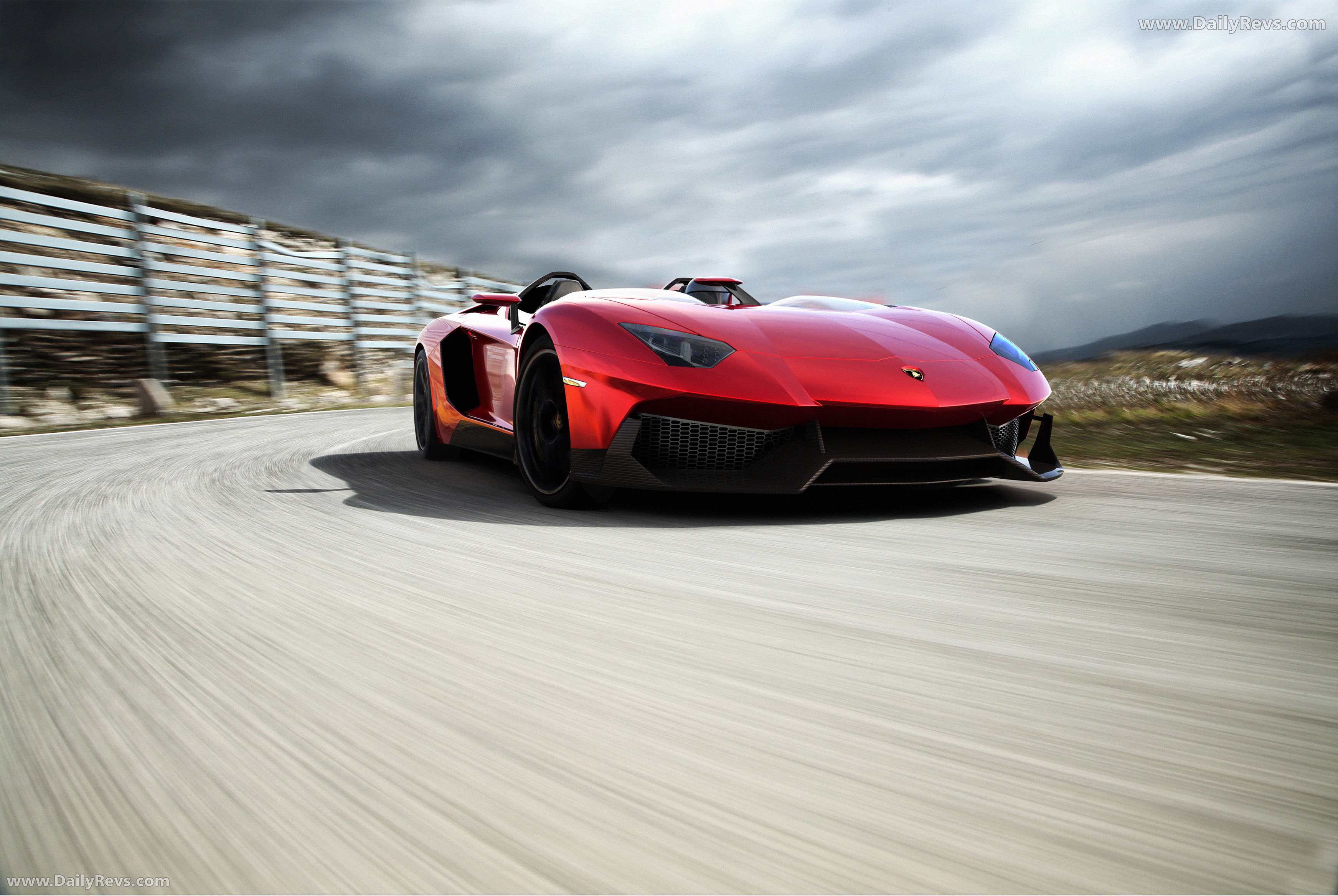 2012 Lamborghini Aventador J Concept Front View