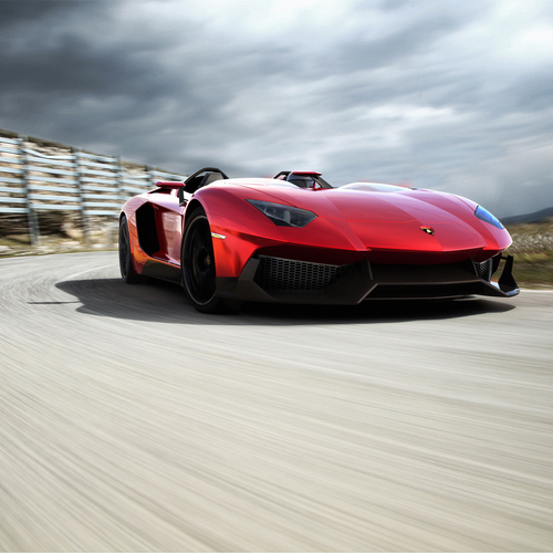 2012 Lamborghini Aventador J Concept Front View