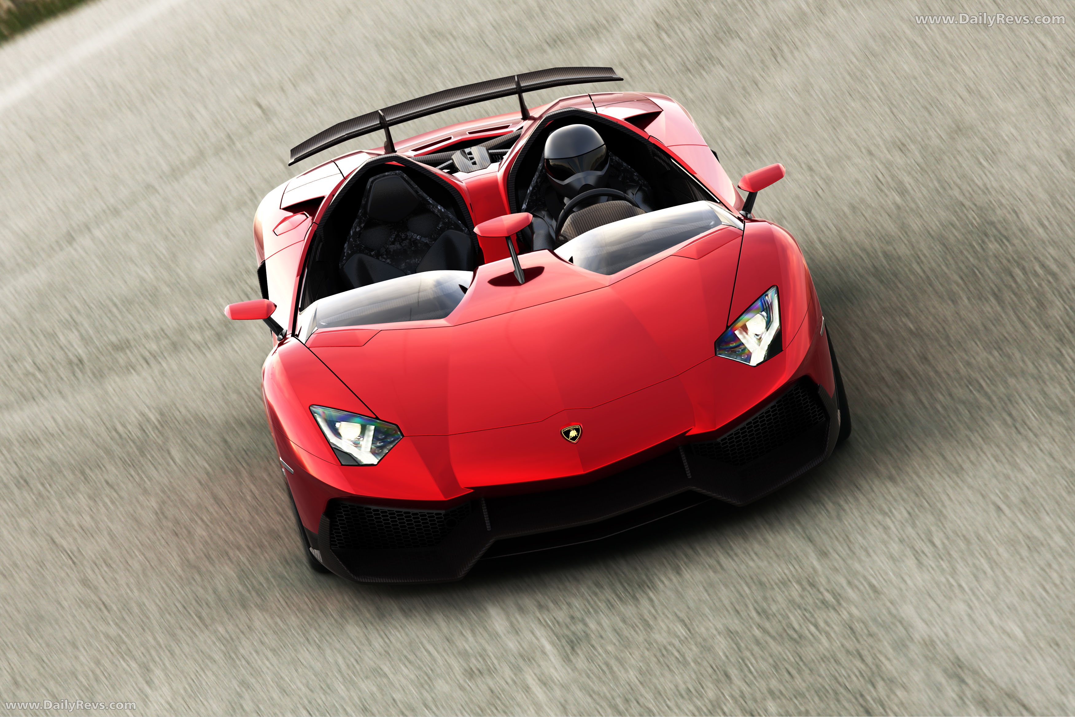 2012 Lamborghini Aventador J Concept Front View