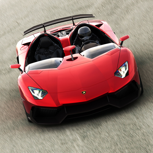 2012 Lamborghini Aventador J Concept Front View